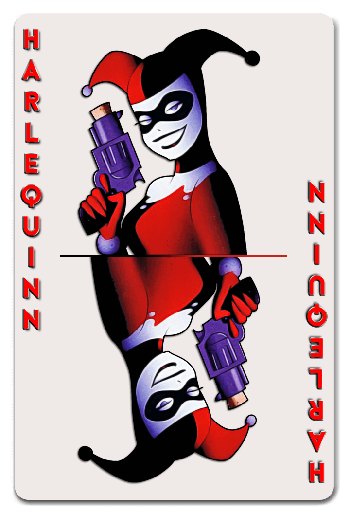 harlequinn_card__harley_quinn__by_kallizm-d8oqtui